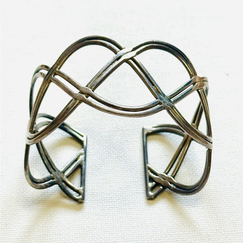 4/$30 Elegant Silver Cuff Bracelet